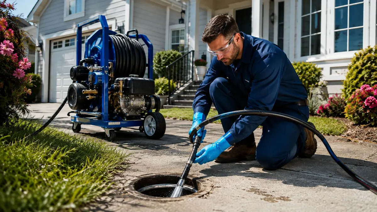 Residential Hydro Jet Drain Cleaning in Angelus Oaks